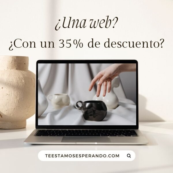 Ahora tu web por un 35% de descuento